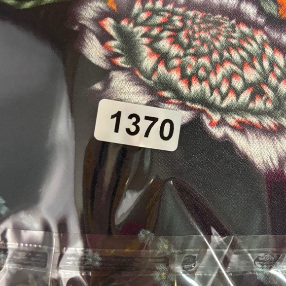 rag & bone Farren Floral Long Sleeve Button-Up Top in Black Floral Size XL - Picture 13 of 13